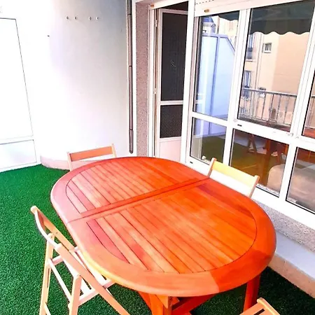 Playa Rapadoira Con Terraza Apartman